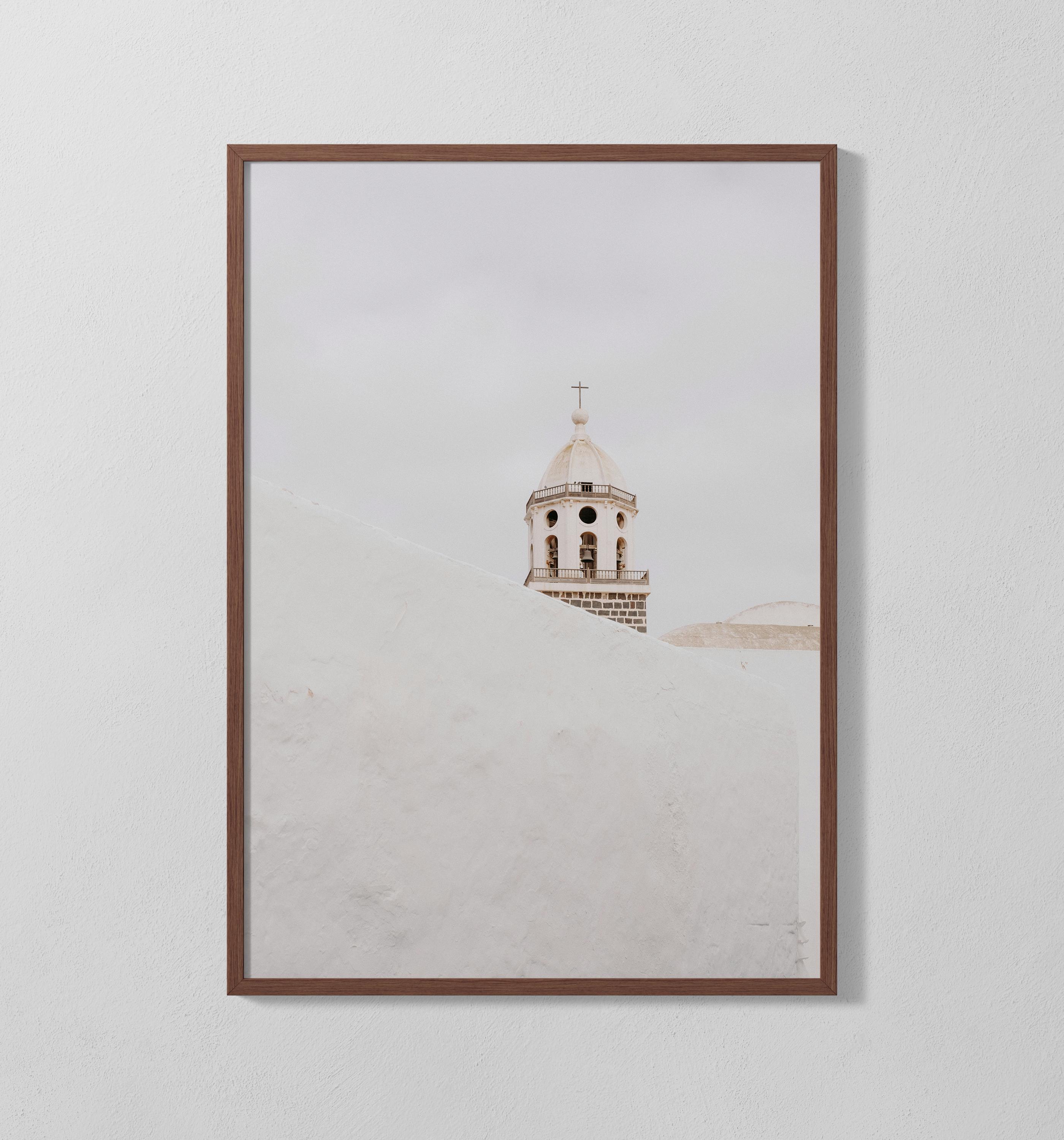 Beiger Kirchturm | Poster